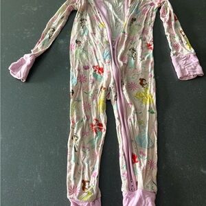 Little Sleepies Pink Floral Footies